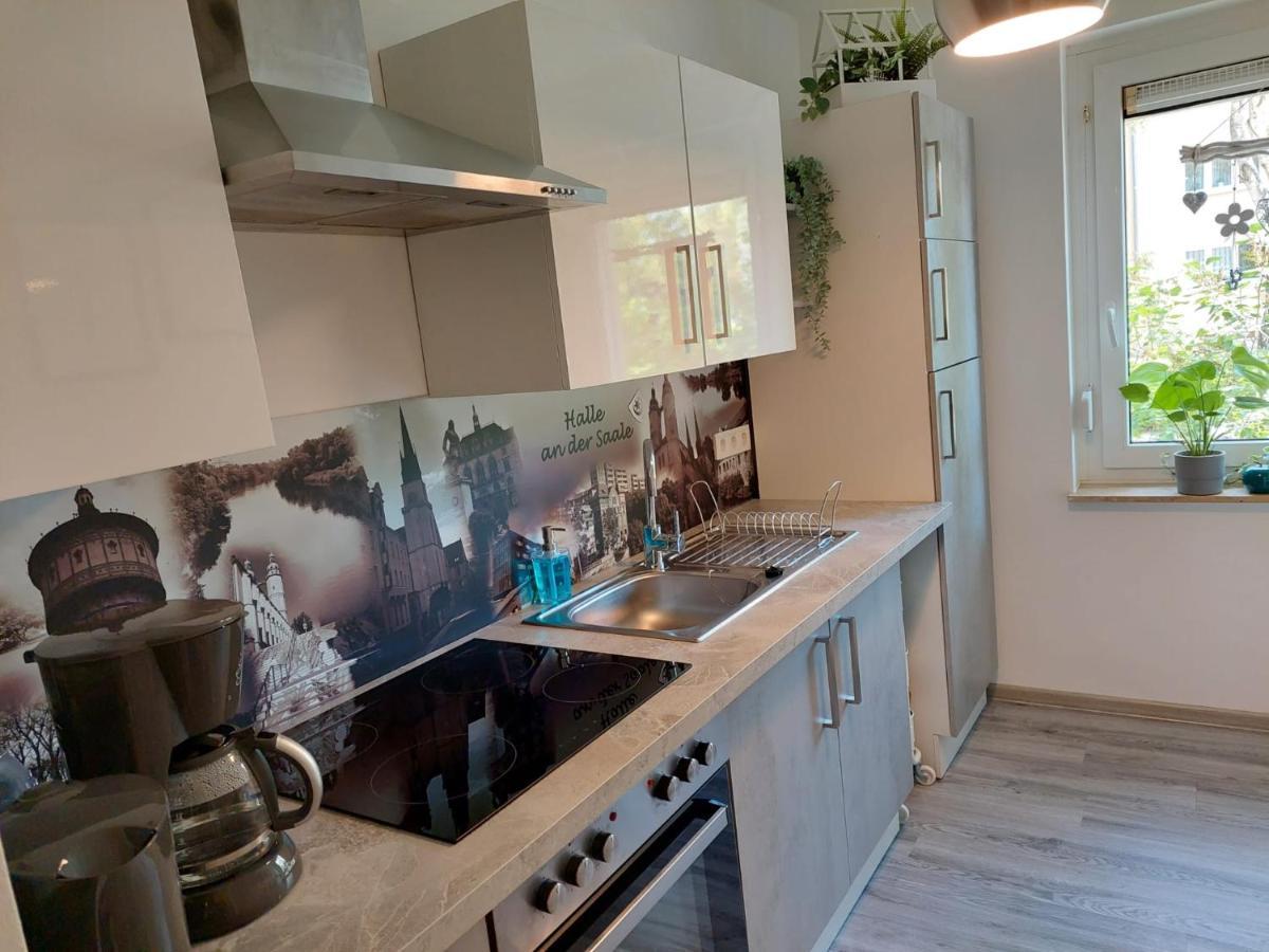 Gemuetliches, Voll Ausgestattetes Apartment Halle  Exteriér fotografie